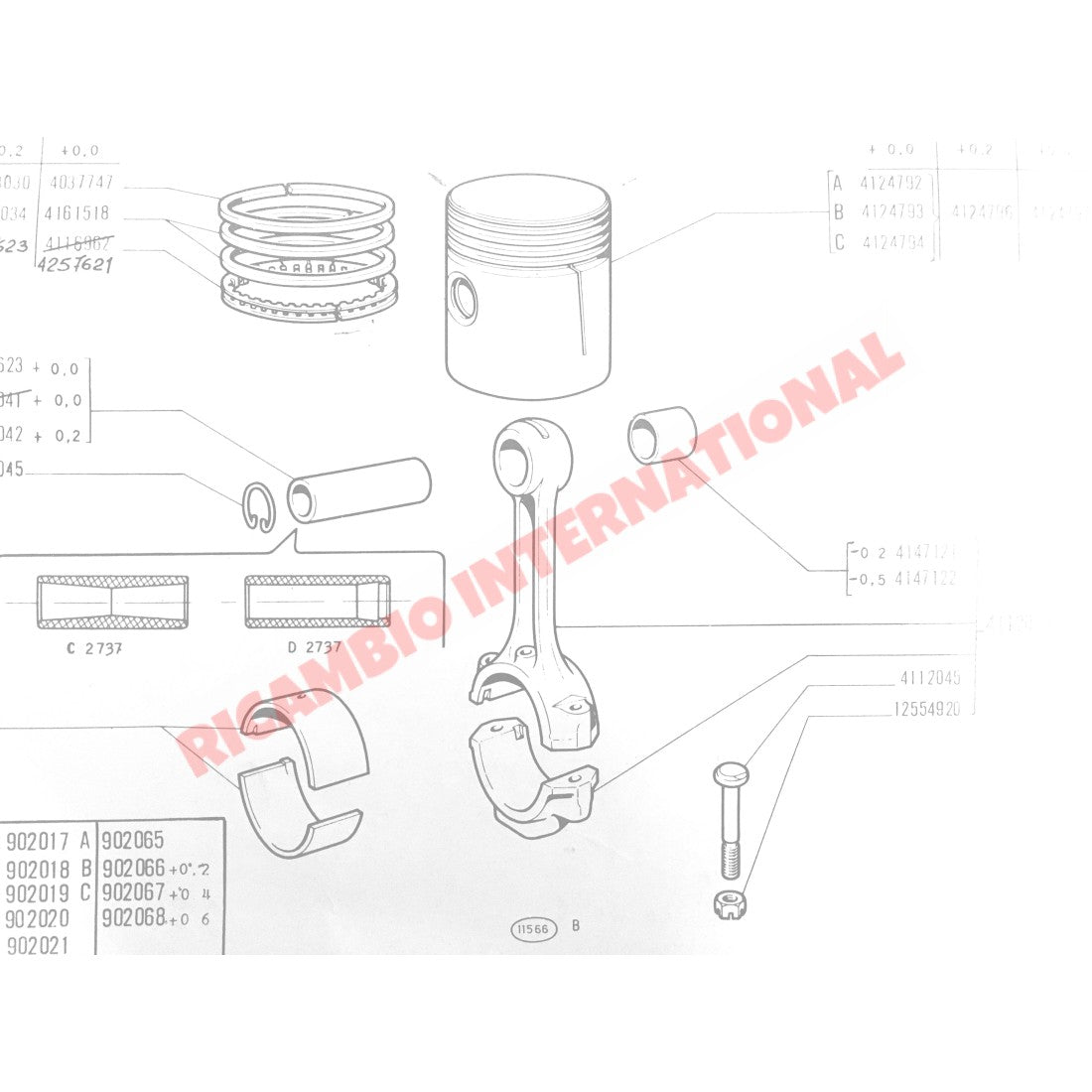 Con Rod Bush Bearing - Classic Fiat 500 126 - Bearings