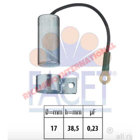 Condenser - Fiat 127,128,132 - 127 & 128