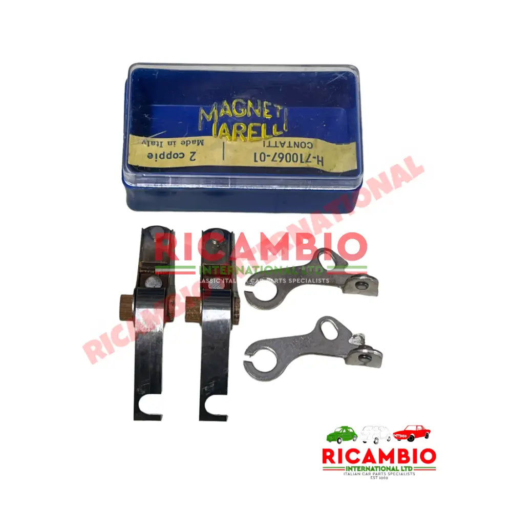 Contact Points Kit (2 points per kit) - Classic Fiat 500 126 Autobianchi Bianchina - Ignition and Electrical Items
