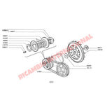 Cooling Fan Dynamo Generator Hub Gasket - Classic Fiat 500 126 - Gaskets & Oil Seals