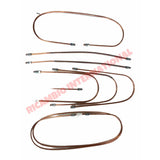 Complete Copper Brake Pipe Kit - Classic Fiat 500 - Brakes & Associated Items