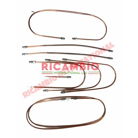 Complete Copper Brake Pipe Kit - Classic Fiat 500 - Brakes & Associated Items