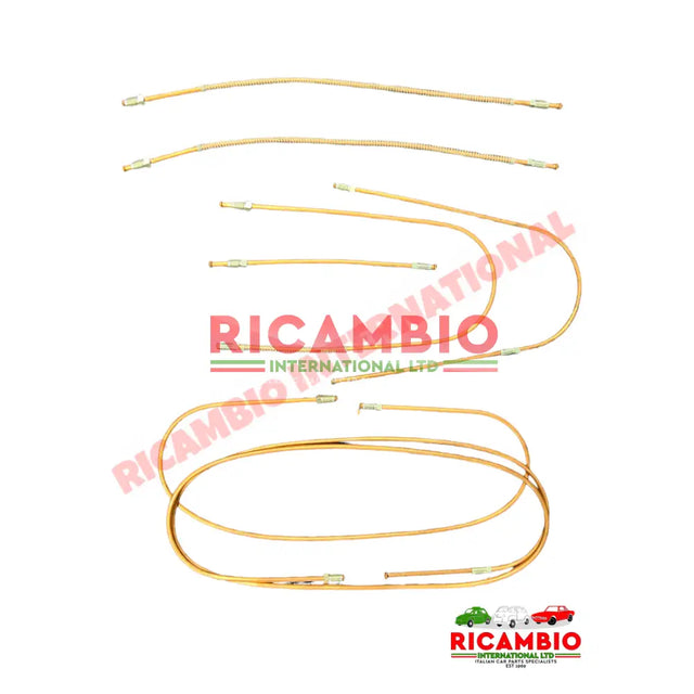 Complete Copper Brake Pipe Kit - Classic Fiat 500 - Brakes & Associated Items
