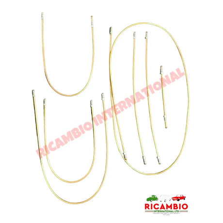 Complete Copper Brake Pipe Kit - Classic Fiat 500 - Brakes & Associated Items