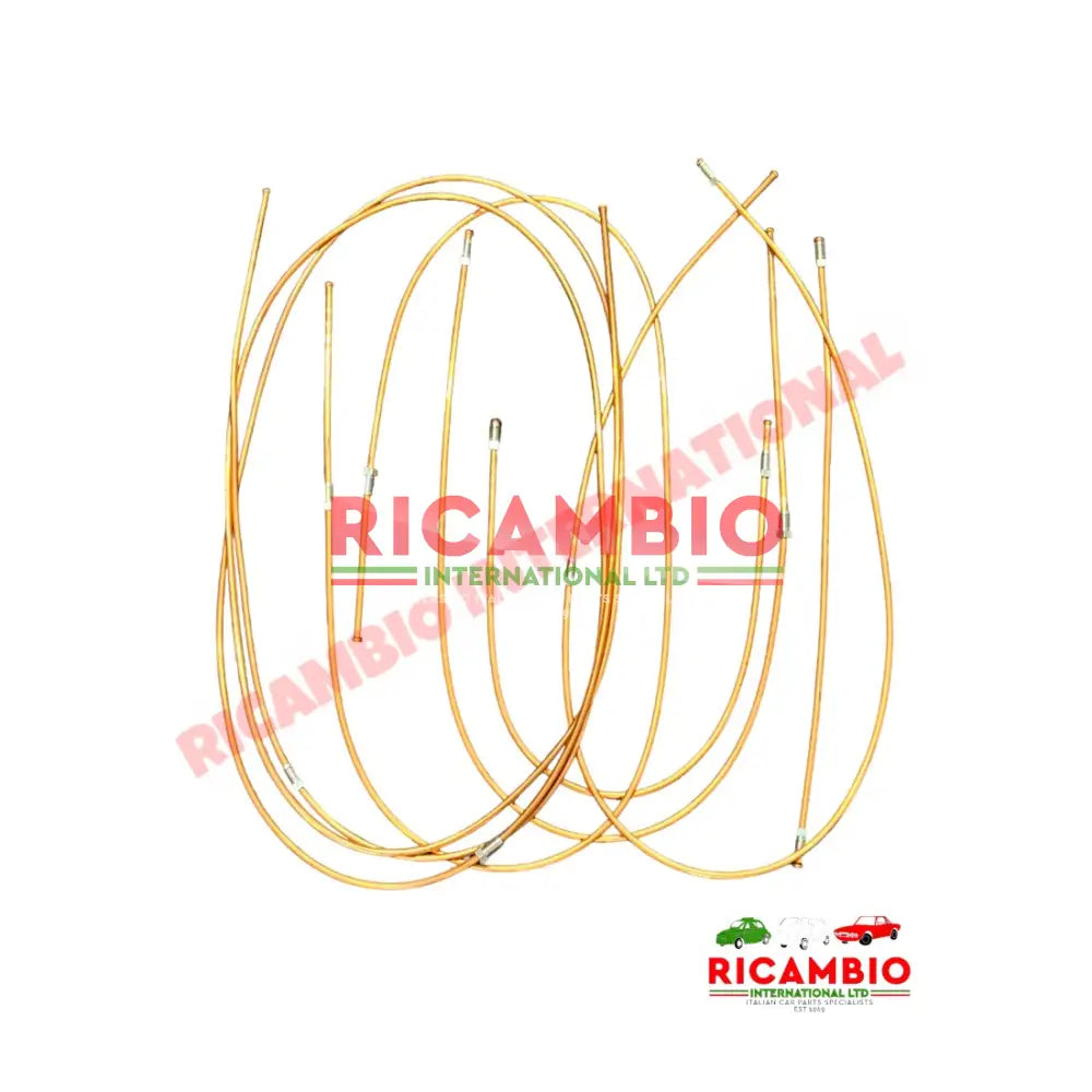 Copper Brake Pipe Kit - Fiat 124 all models - Brake Parts & Components