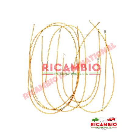 Copper Brake Pipe Kit - Fiat 124 all models - Brake Parts & Components