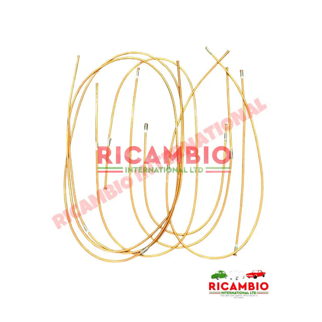 Copper Brake Pipe Kit - Fiat 124 all models - Brake Parts & Components