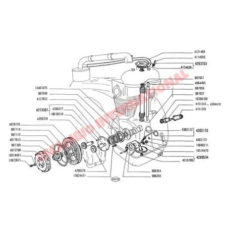 Crankshaft Hollow Bolt - Fiat 500,126 - Mechanical & Engine Parts