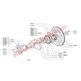 Crankshaft Nut Locking Ring - Classic Fiat 500 126 - Mechanical & Engine Parts