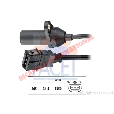 Crankshaft Sensor - Fiat Classic Panda Spi - Ignition & Electronic Parts