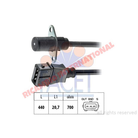 Crankshaft Sensor - Fiat Classic Panda,Cinquecento,Seicento - Ignition & Electronic Parts