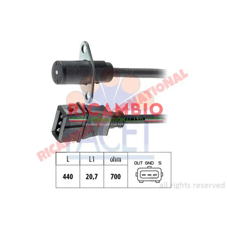 Crankshaft Sensor - Fiat Classic Panda,Cinquecento,Seicento - Ignition & Electronic Parts