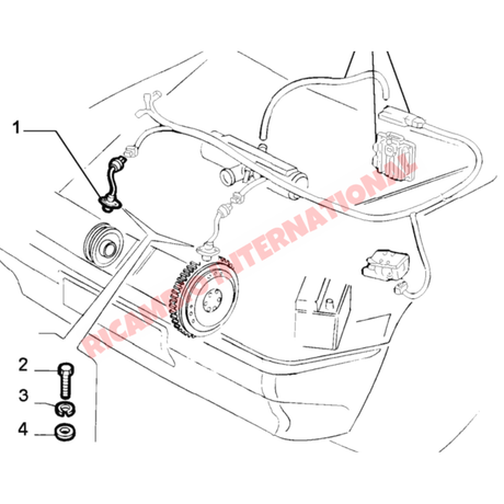 Crankshaft Sensor - Fiat Uno Cinquecento Ducato - Ignition & Electronic Parts