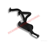 CSC Sports Exhaust Single Chrome Pipe - Classic Fiat 500 - Abarth