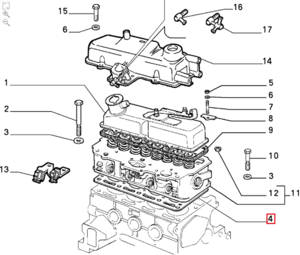 Cylinder Head Complete - Classic Fiat Panda Cinquecento,Seicento