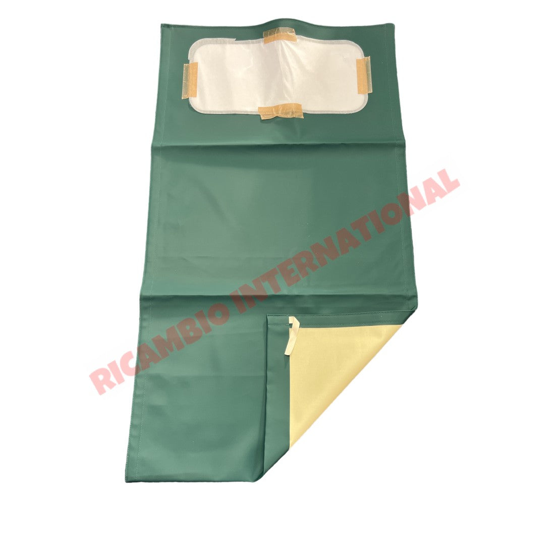 Dark Green Sunroof Canvas (LONG ROOF) - Classic Fiat 500 - Fiat 500 N/D Long Sunroof Canvas
