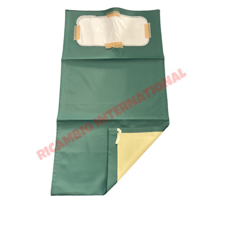Dark Green Sunroof Canvas (LONG ROOF) - Classic Fiat 500 - Fiat 500 N/D Long Sunroof Canvas