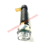 Dash Light & Bulb Holder (GREEN) - Classic Fiat 500,600,850 - Lights - Lamps and Lenses