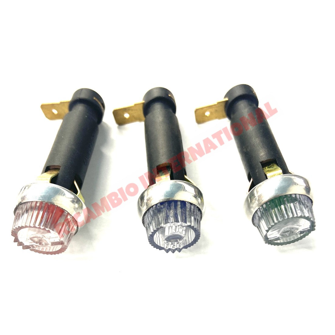 Dash Light & Bulb Holder (RED) - Classic Fiat 500 600 850 - Lights - Lamps and Lenses