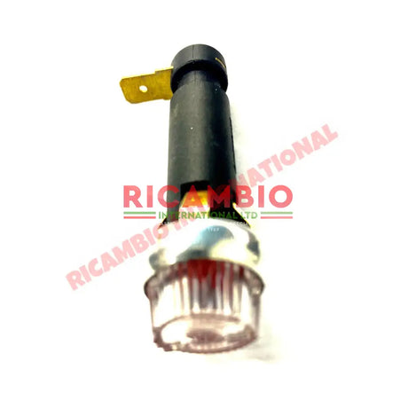 Dash Light & Bulb Holder (RED) - Classic Fiat 500 600 850 - Lights - Lamps and Lenses