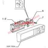 Dashboard Clock - Classic Fiat Panda - Accessories & Interior Parts