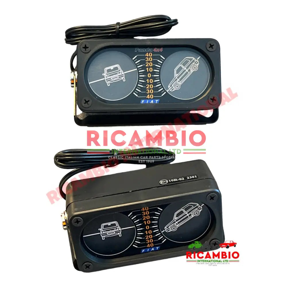 Dashboard Inclinometer (RED 4x4) - Classic Fiat Panda 4x4 - Accessories & Interior Parts