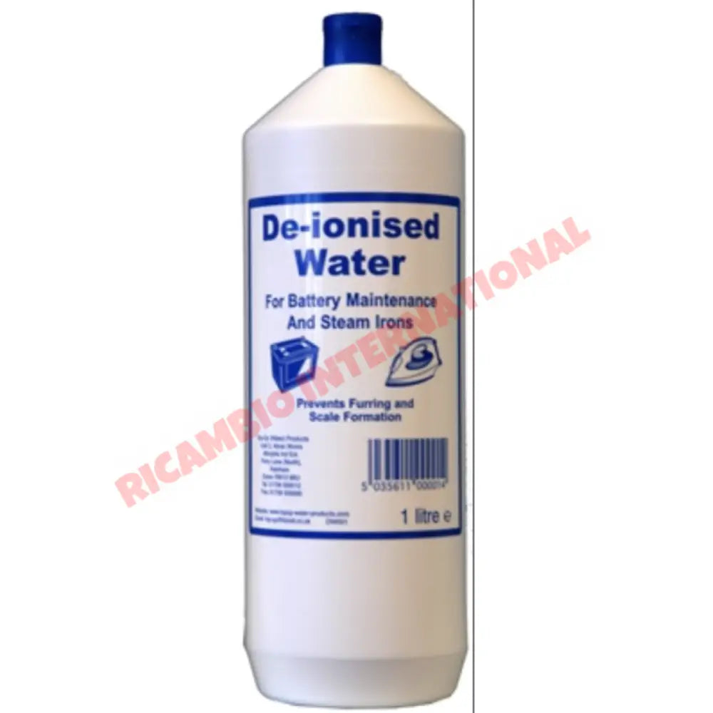 De-ionised Water - 1 Litre - Service Items