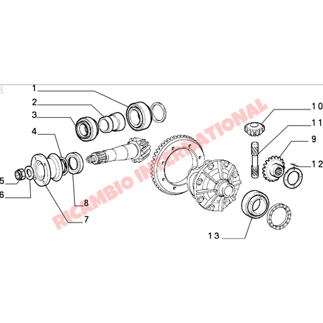 Differential Bearing - Classic Fiat Panda Y10