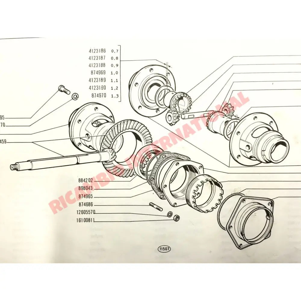 Differential Bearing - Fiat 600 - Bearings