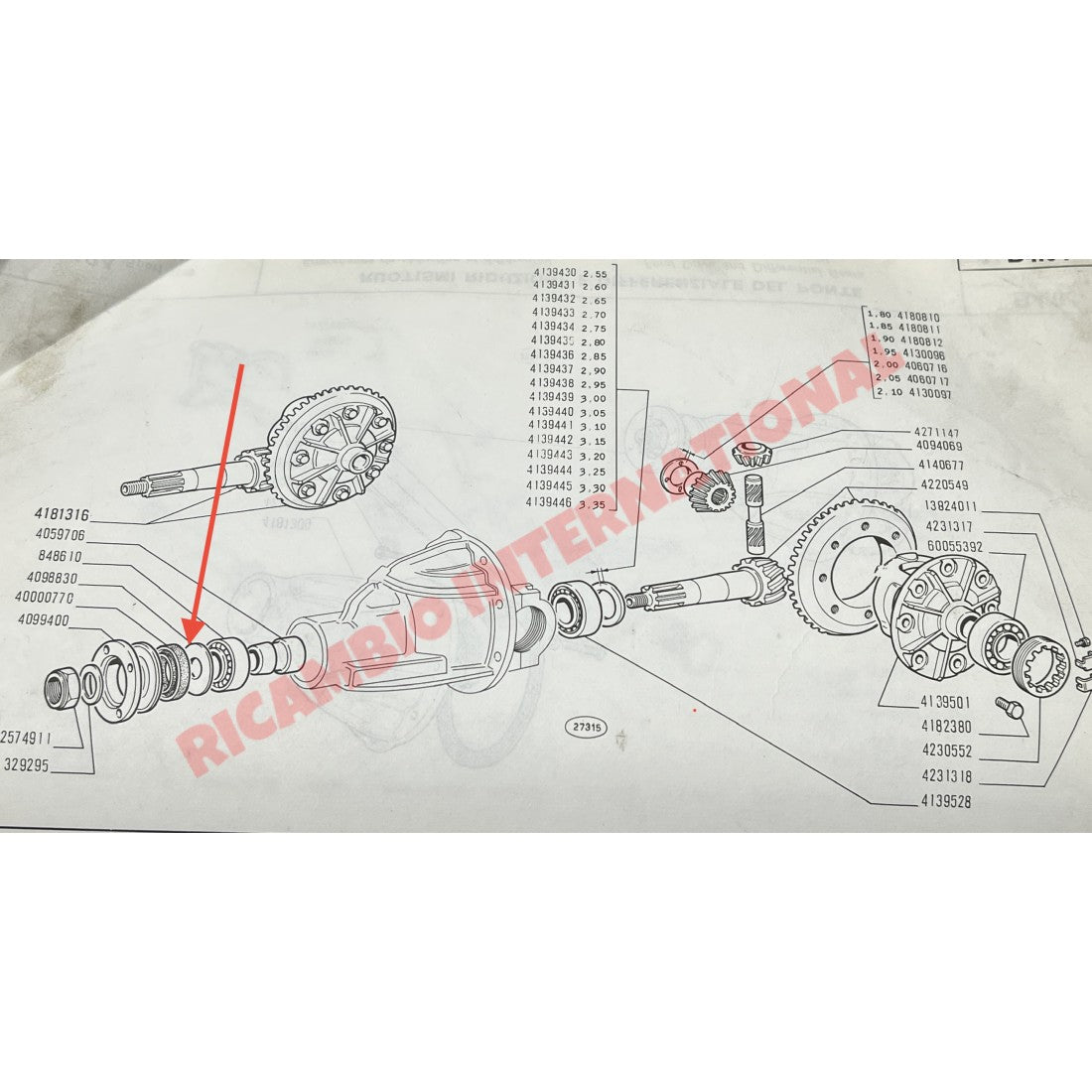 Differential Oil Seal - Fiat 124,131 - Gaskets - Seals - Grommets and Rubber Parts