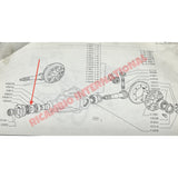 Differential Oil Seal - Fiat 124,131 - Gaskets - Seals - Grommets and Rubber Parts