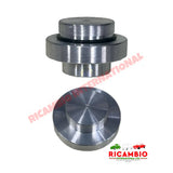 Distributor Hole Aluminium Cap - Classic Fiat 500 126 - Mechanical and Engine Parts