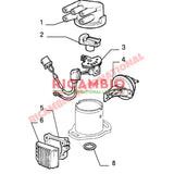 Distributor Oil Seal - Classic Fiat Panda Uno Y10 - Ignition & Electronic Parts
