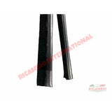 Door Glass Internal Scrapper Kit (2 piece) - Fiat 124 Sport Spider - Gaskets & Seals