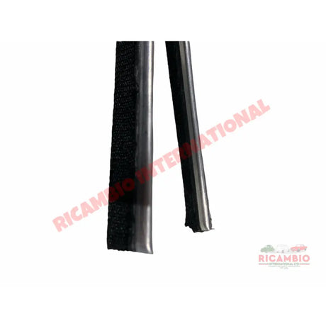 Door Glass Internal Scrapper Kit (2 piece) - Fiat X19 all models - Glass - Rubber Seals & Trim