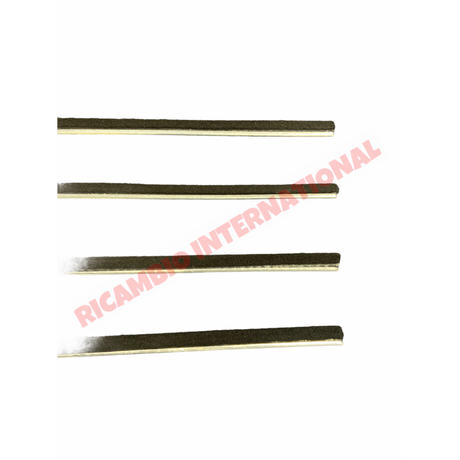 Door Glass Scrapper Kit (4 piece) - Autobianchi Bianchina Transformabile - Bianchina