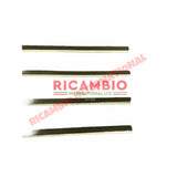 Door Glass Scrapper Kit (4 piece) - Autobianchi Bianchina Transformabile - Bianchina