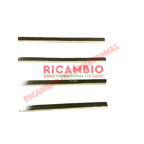 Door Glass Scrapper Kit (4 piece) - Autobianchi Bianchina Transformabile - Bianchina