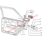 Door Handle Seal - Lancia Delta - Exterior Trim