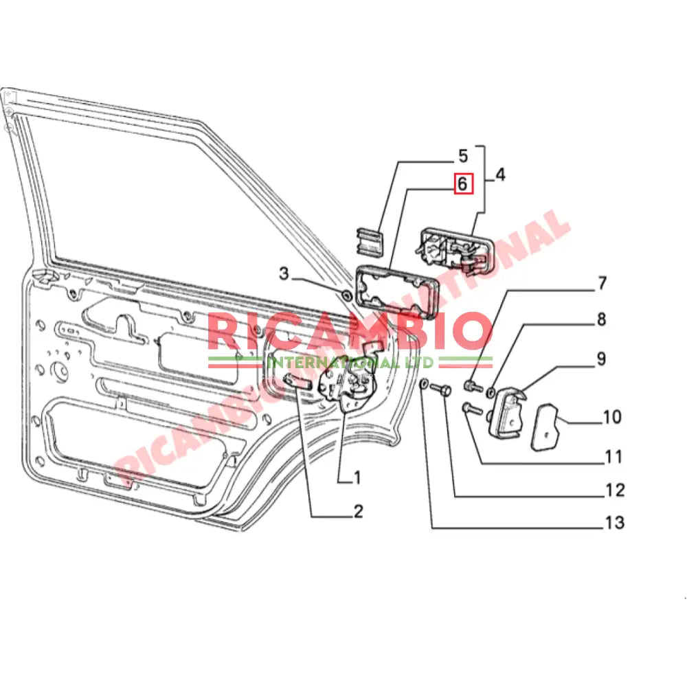 Door Handle Seal - Lancia Delta - Exterior Trim