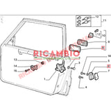 Door Handle Seal - Lancia Delta - Exterior Trim