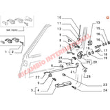 Door Lock Clip - Classic Fiat Panda - Handles - Locks and Catches