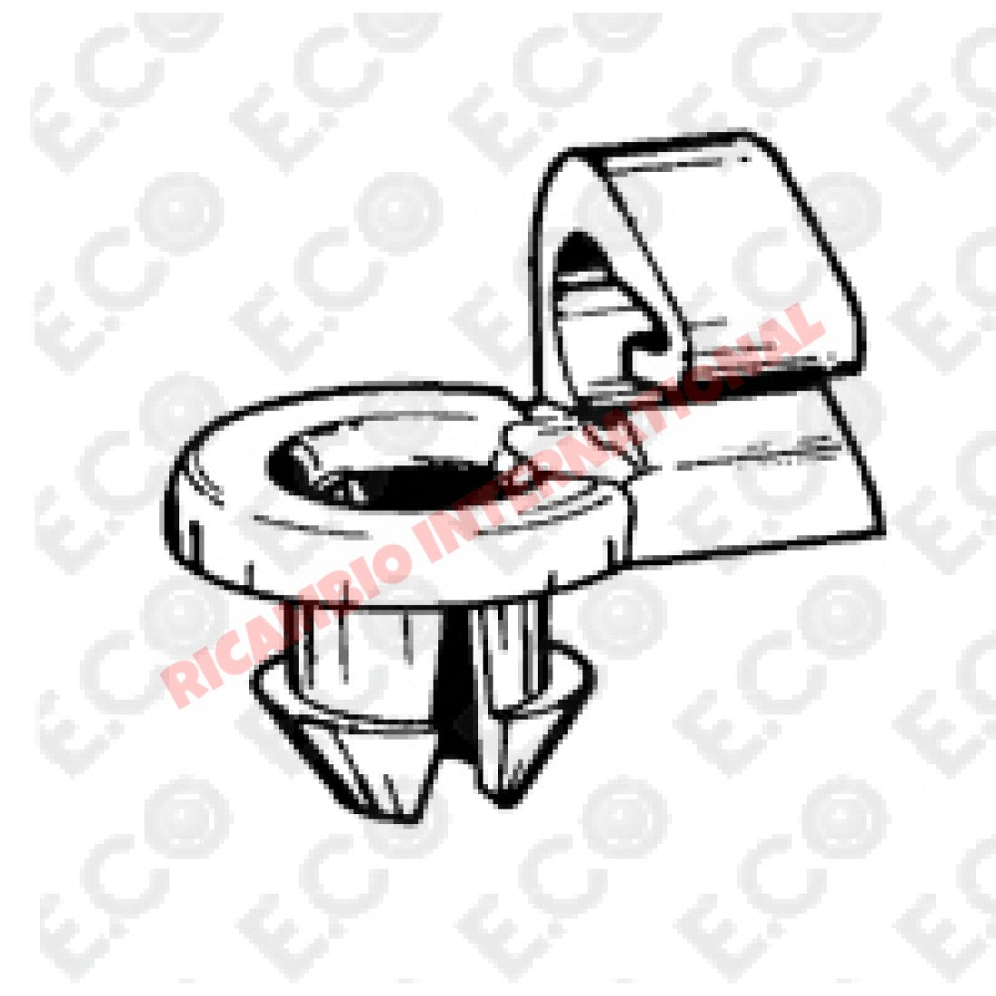 Door Lock Clip - Fiat 126,128,131 Lancia Beta plus others - Handles - Locks and Catches