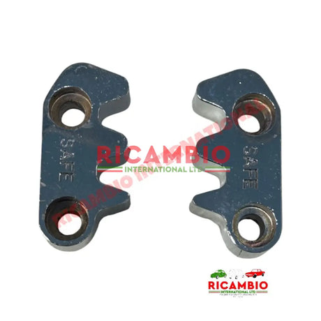 Door Lock Plate Kit - Autobianchi Bianchina Cabriolet,Eden Roc Berlina Panoramica - Handles - Locks and Catches