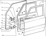 Door Rubber Buffer Grommet Kit (4) - Classic Fiat Panda
