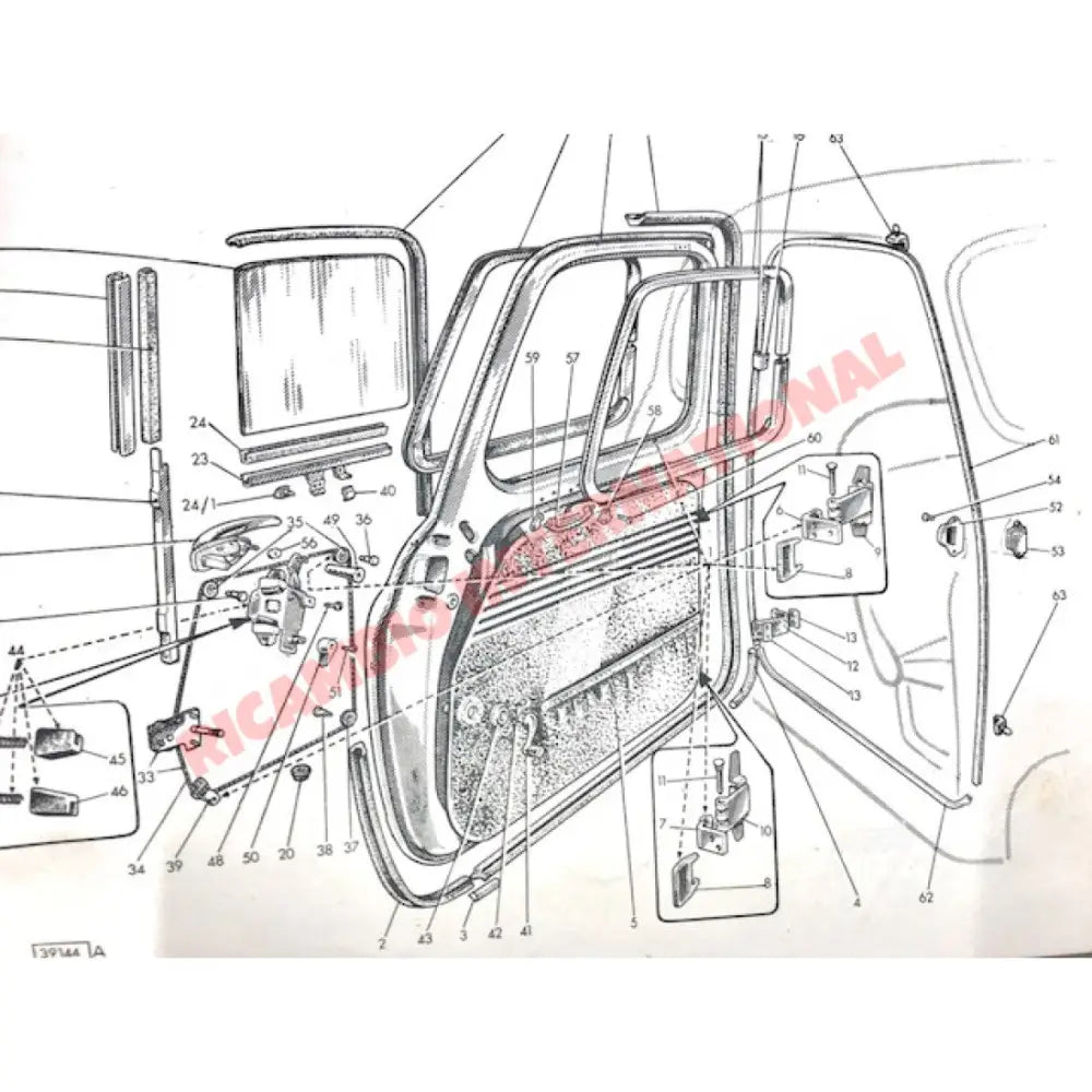 Door Seal Kit - Fiat 600 - Fiat/Seat 600 Parts