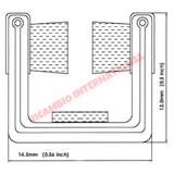 Door Window Channel (1x metre) - Classic Fiat 500 126 600 850 PLUS many classic cars - Window - Seals & Trim