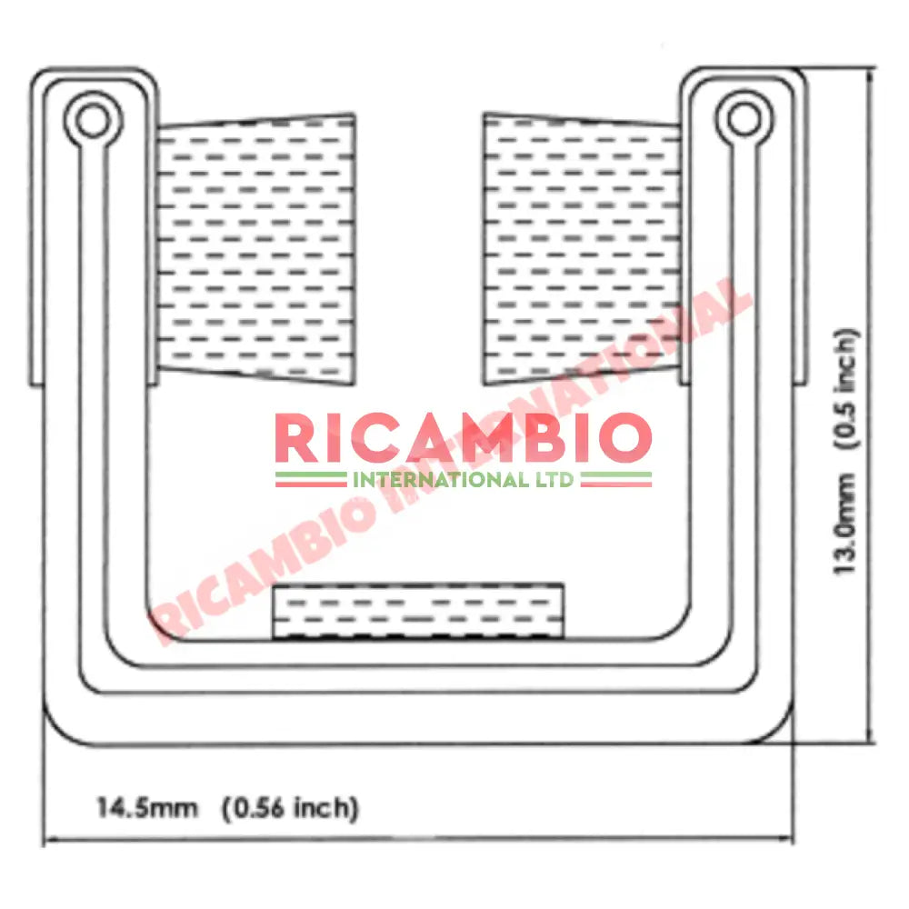 Door Window Channel (1x metre) - Classic Fiat 500 126 600 850 PLUS many classic cars - Window - Seals & Trim