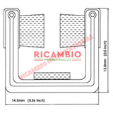 Door Window Channel (1x metre) - Classic Fiat 500 126 600 850 PLUS many classic cars - Window - Seals & Trim