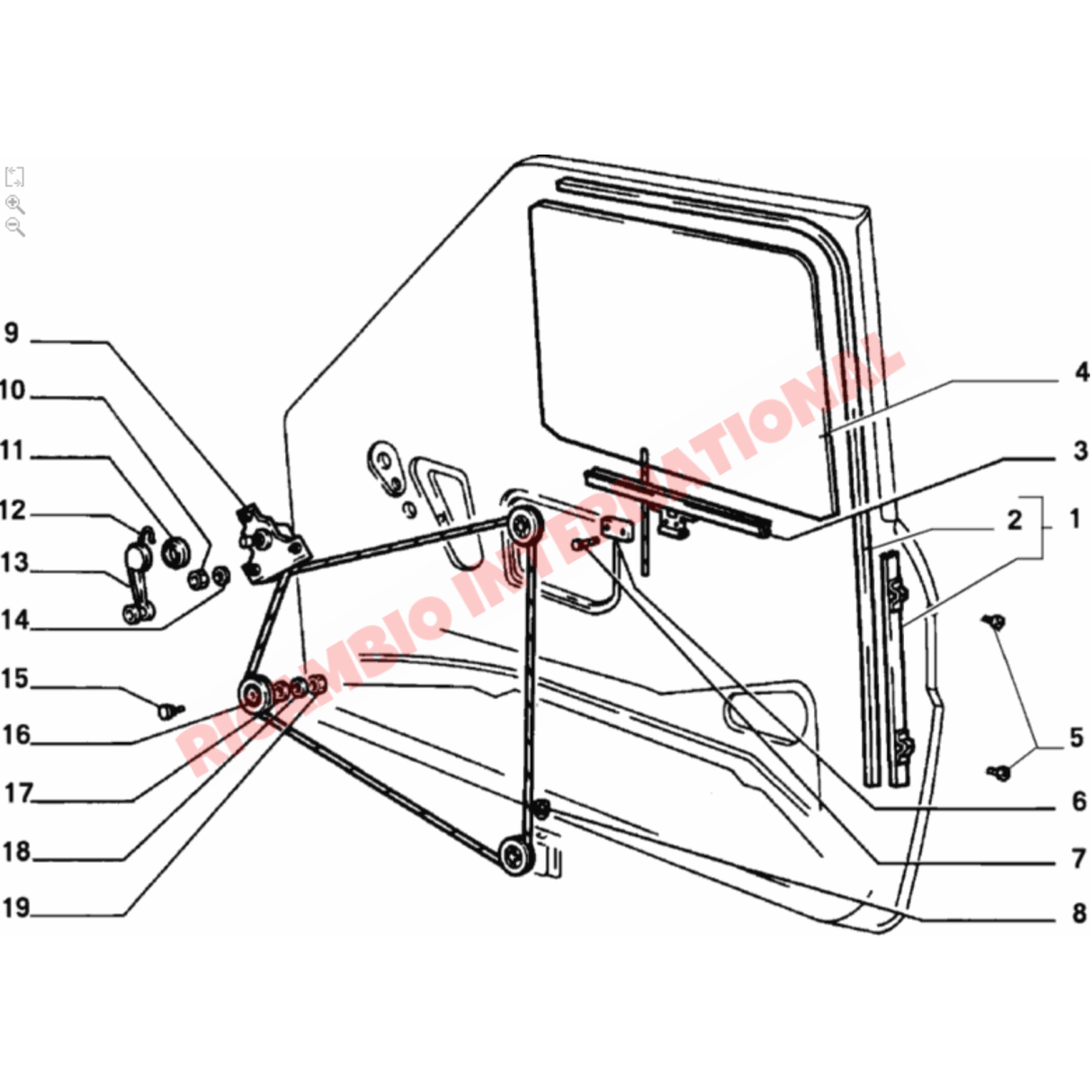 Door Window Guide (Bottom) - Fiat 126 - Windows & Seals